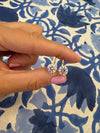 LAB GROWN DIAMOND STUD HOOP EARRINGS