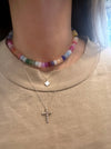 MOTHER OF PEARL CLOVER NECKLACE