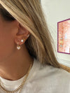 HUGGIES WITH PAVE DIAMOND ROPE HEARTS