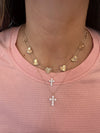 DIAMOND CROSS NECKLACE