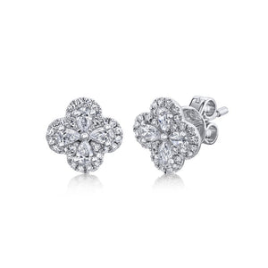 DIAMOND CLOVER EARRINGS