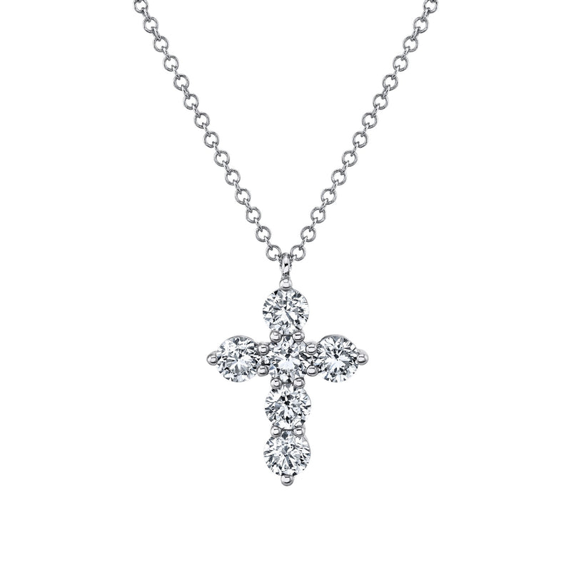 DIAMOND CROSS NECKLACE