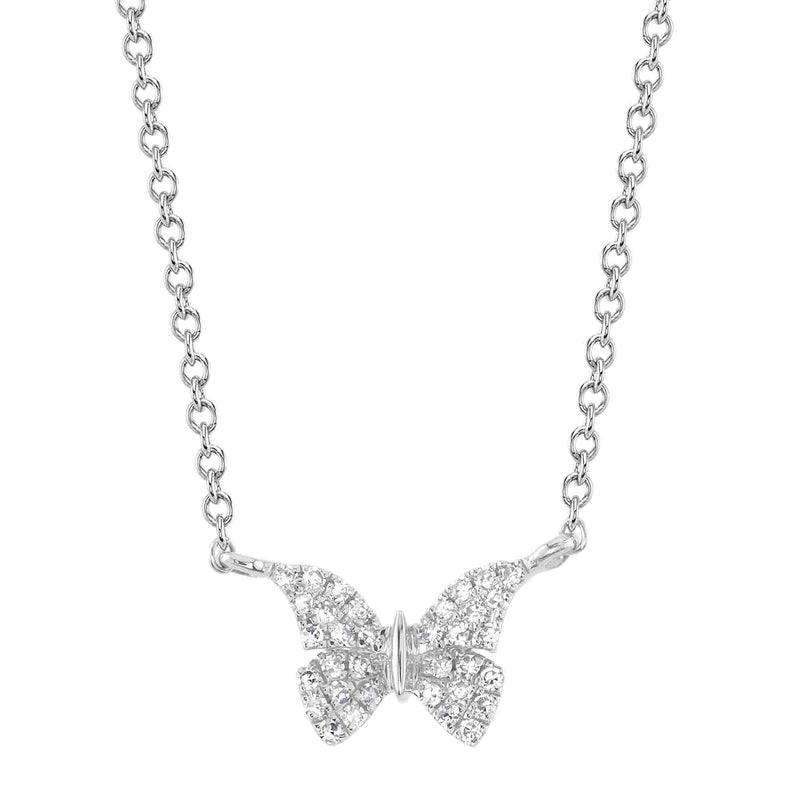 DIAMOND BUTTERFLY NECKLACE