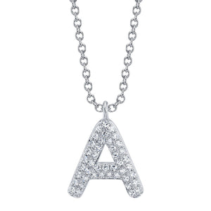 BUBBLE LETTER NECKLACE