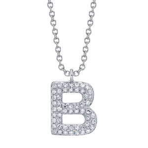 BUBBLE LETTER NECKLACE
