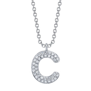 BUBBLE LETTER NECKLACE