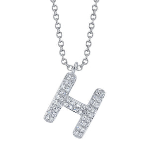 BUBBLE LETTER NECKLACE
