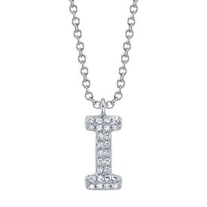 BUBBLE LETTER NECKLACE