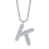 BUBBLE LETTER NECKLACE