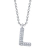 BUBBLE LETTER NECKLACE