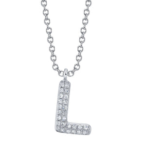 BUBBLE LETTER NECKLACE
