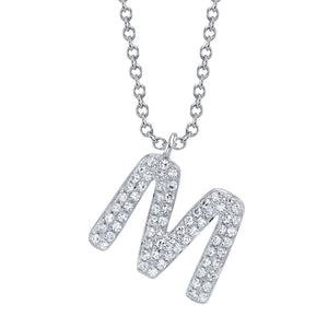 BUBBLE LETTER NECKLACE