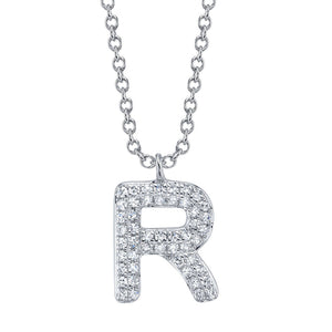 BUBBLE LETTER NECKLACE