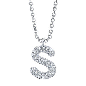 BUBBLE LETTER NECKLACE