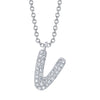 BUBBLE LETTER NECKLACE