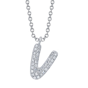BUBBLE LETTER NECKLACE