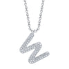BUBBLE LETTER NECKLACE