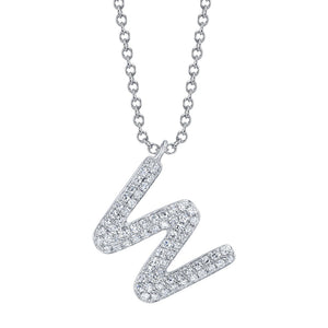 BUBBLE LETTER NECKLACE