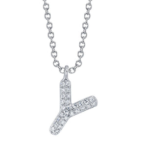 BUBBLE LETTER NECKLACE