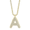 BUBBLE LETTER NECKLACE