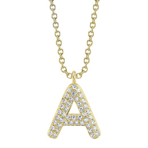 BUBBLE LETTER NECKLACE