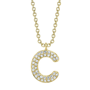 BUBBLE LETTER NECKLACE