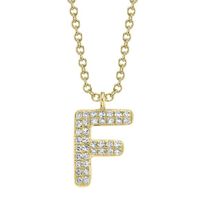 BUBBLE LETTER NECKLACE