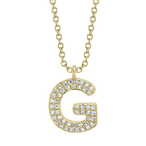 BUBBLE LETTER NECKLACE