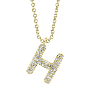 BUBBLE LETTER NECKLACE