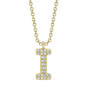 BUBBLE LETTER NECKLACE