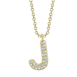 BUBBLE LETTER NECKLACE