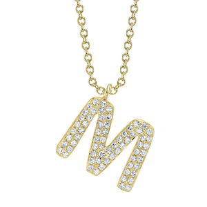 BUBBLE LETTER NECKLACE