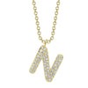BUBBLE LETTER NECKLACE