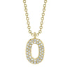 BUBBLE LETTER NECKLACE