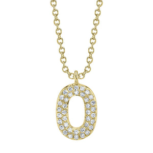 BUBBLE LETTER NECKLACE