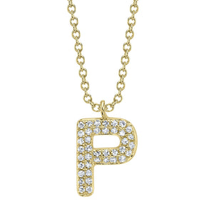 BUBBLE LETTER NECKLACE