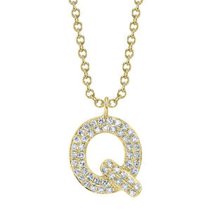 BUBBLE LETTER NECKLACE