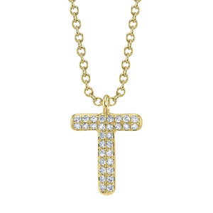 BUBBLE LETTER NECKLACE