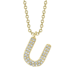 BUBBLE LETTER NECKLACE
