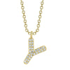 BUBBLE LETTER NECKLACE