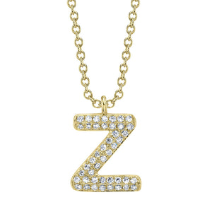 BUBBLE LETTER NECKLACE
