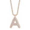 BUBBLE LETTER NECKLACE
