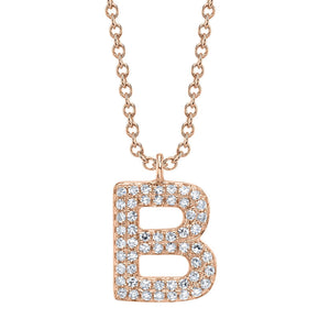 BUBBLE LETTER NECKLACE
