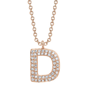 BUBBLE LETTER NECKLACE