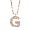 BUBBLE LETTER NECKLACE