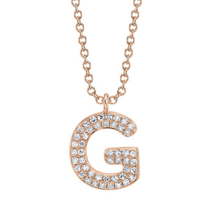 BUBBLE LETTER NECKLACE