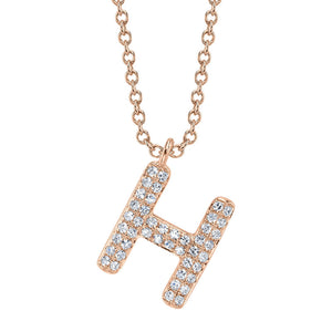 BUBBLE LETTER NECKLACE