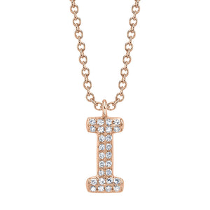 BUBBLE LETTER NECKLACE