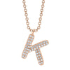 BUBBLE LETTER NECKLACE