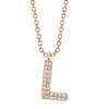BUBBLE LETTER NECKLACE